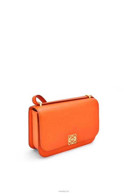 Loewe чанта goya от копринена телешка кожа F84B8494 Жени оранжево