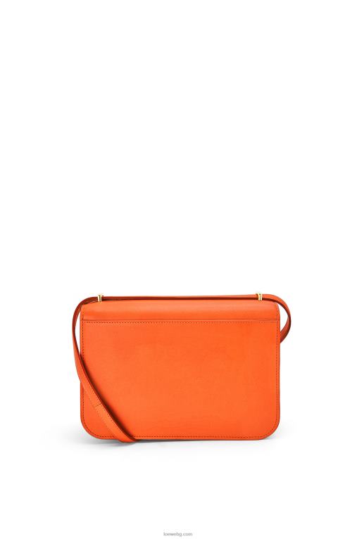 Loewe чанта goya от копринена телешка кожа F84B8494 Жени оранжево