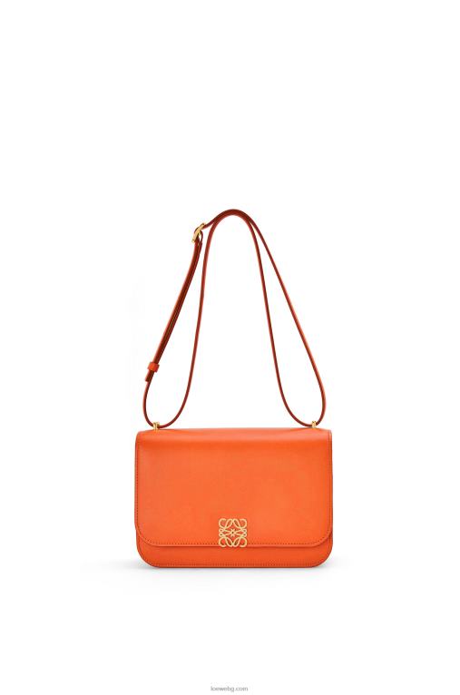 Loewe чанта goya от копринена телешка кожа F84B8494 Жени оранжево