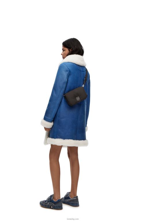 Loewe мини чанта goya puffer от найлон F84B8311 Жени черен