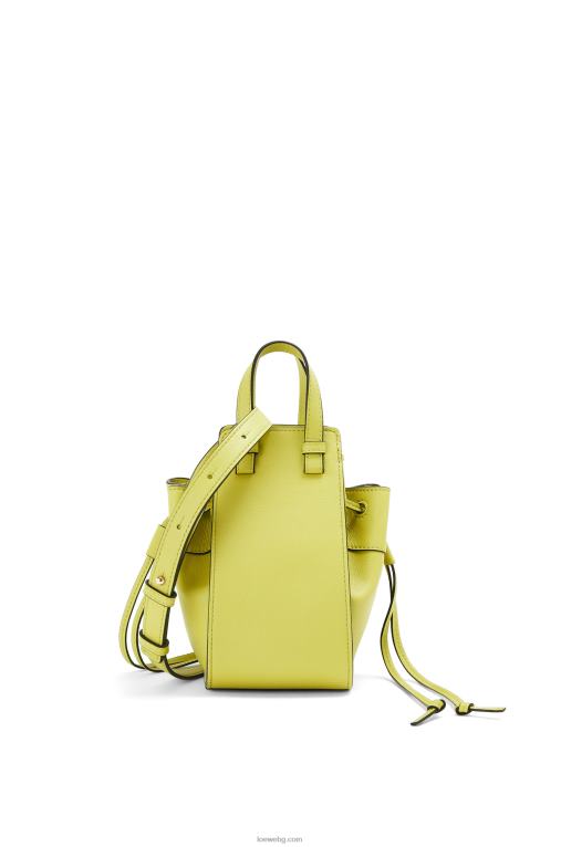 Loewe шнур за мини хамак от класическа телешка кожа F84B8297 Жени лайм жълто