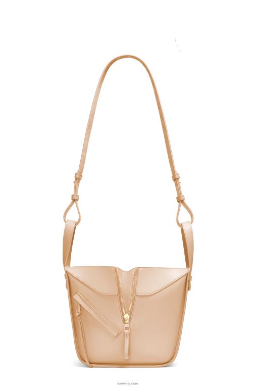 Loewe компактна чанта за хамак от сатенирана телешка кожа F84B8432 Жени голо