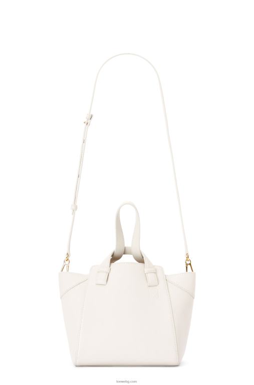 Loewe чанта за хамак от телешка кожа напа F84B8499 Жени меко бяло