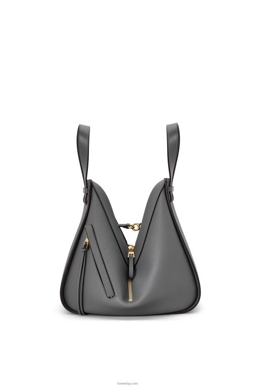Loewe малка чанта за хамак от мека зърнеста телешка кожа F84B8502 Жени асфалтово сиво