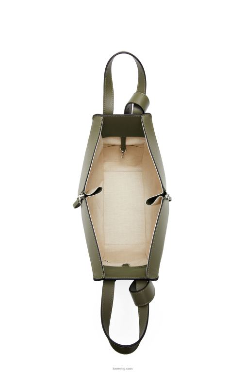 Loewe малка чанта за хамак от класическа телешка кожа F84B8524 Жени авокадо зелено