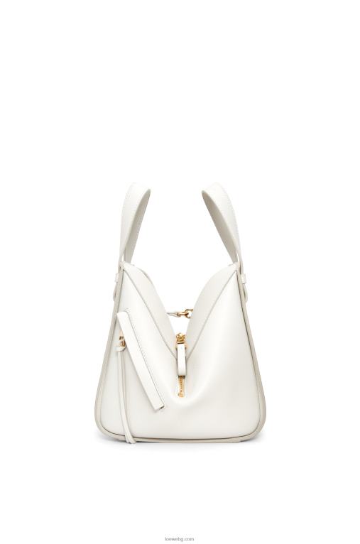 Loewe Компактна чанта за хамак maruja mallo от класическа телешка кожа F84B8339 Жени меко бяло