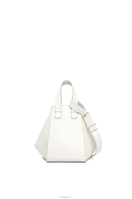 Loewe Компактна чанта за хамак maruja mallo от класическа телешка кожа F84B8339 Жени меко бяло