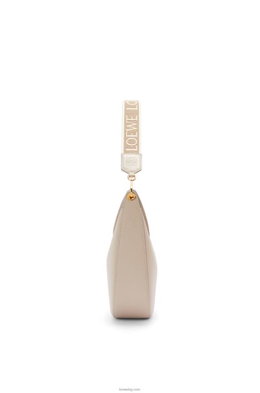 Loewe чанта luna от сатенирана телешка кожа и жакард F84B8522 Жени лек овес