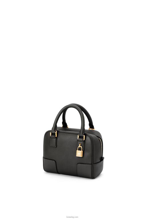 Loewe 16 квадратна чанта Amazona от телешка кожа напа F84B8140 Жени черен