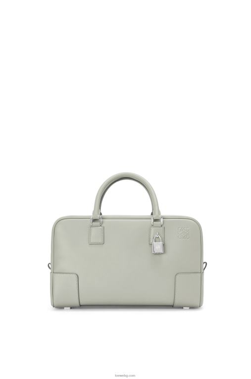 Loewe чанта Amazon 28 от телешка кожа напа F84B8136 Жени пепеляво сиво
