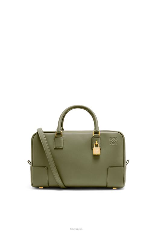 Loewe чанта Amazon 28 от телешка кожа напа F84B8156 Жени авокадо зелено
