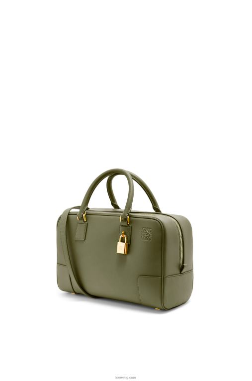 Loewe чанта Amazon 28 от телешка кожа напа F84B8156 Жени авокадо зелено