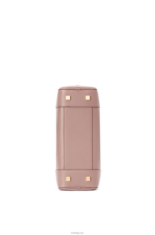 Loewe чанта Amazon 28 от телешка кожа напа F84B8174 Жени тъмен руж