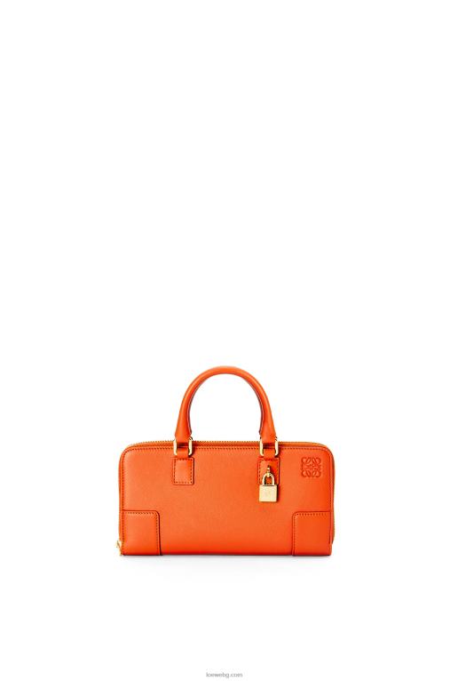 Loewe торбичка Amazona от телешка кожа напа F84B8283 Жени оранжево