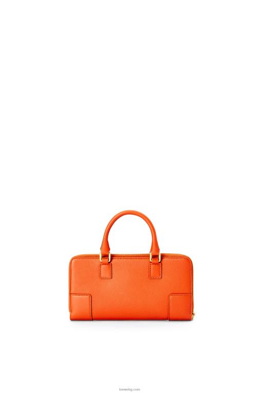 Loewe торбичка Amazona от телешка кожа напа F84B8283 Жени оранжево