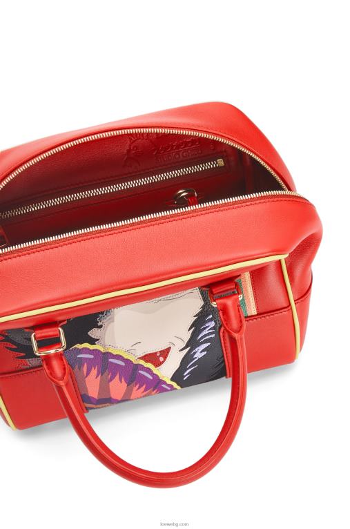 Loewe чанта witch of the waste Amazona 19 от телешка кожа напа F84B8193 Жени червен
