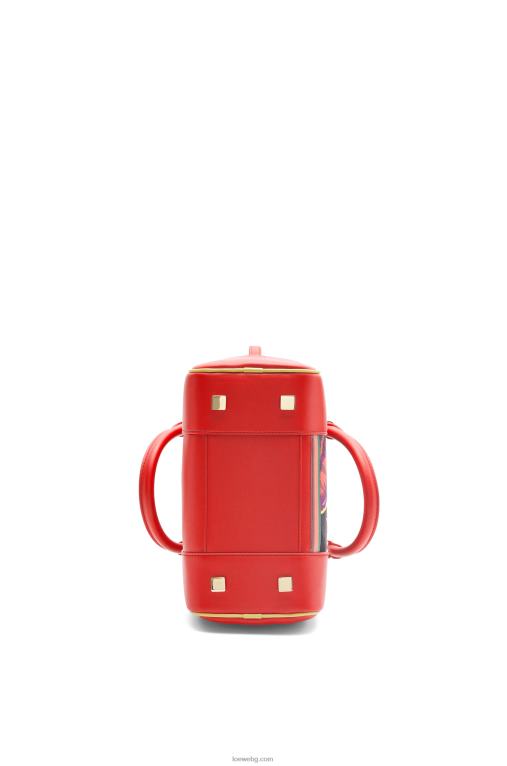 Loewe чанта witch of the waste Amazona 19 от телешка кожа напа F84B8193 Жени червен