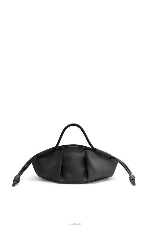 Loewe малка пасео чанта от лъскава телешка кожа напа F84B8347 Жени черен