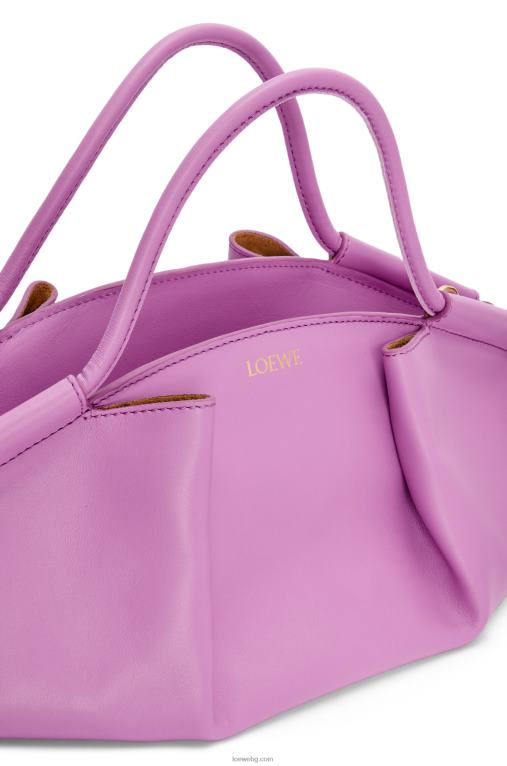 Loewe малка пасео чанта от лъскава телешка кожа напа F84B8348 Жени скална роза
