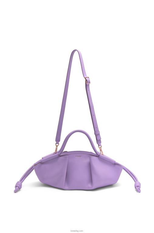 Loewe малка пасео чанта от лъскава телешка кожа напа F84B8354 Жени светло лилаво