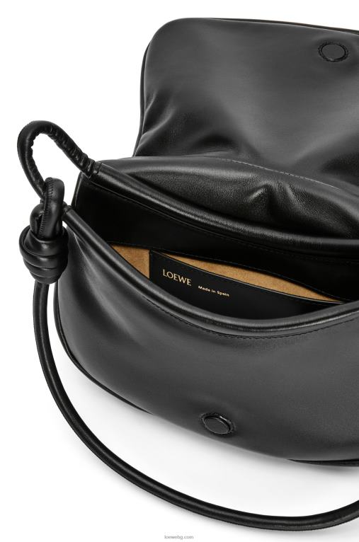 Loewe чанта paseo от лъскава телешка кожа от напа F84B8337 Жени черен