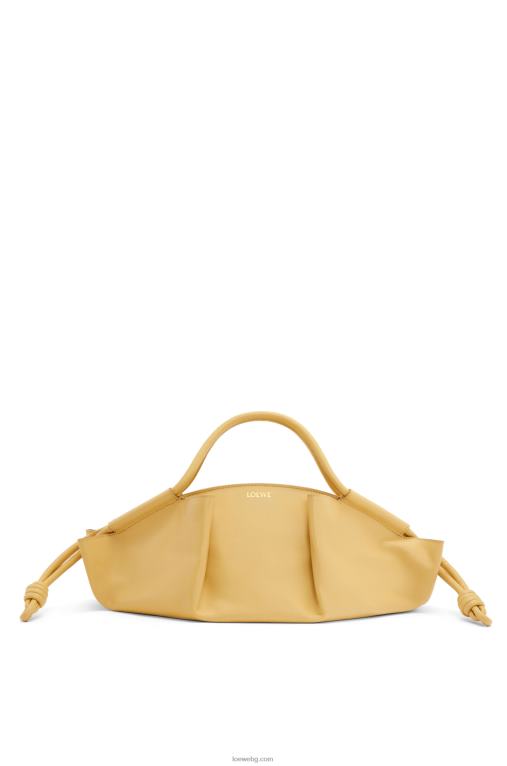 Loewe чанта paseo от лъскава телешка кожа напа F84B8352 Жени тъмно масло