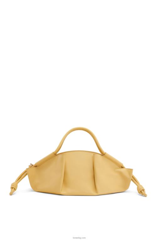 Loewe чанта paseo от лъскава телешка кожа напа F84B8352 Жени тъмно масло