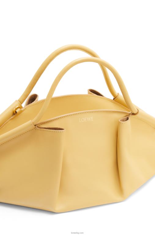 Loewe чанта paseo от лъскава телешка кожа напа F84B8352 Жени тъмно масло