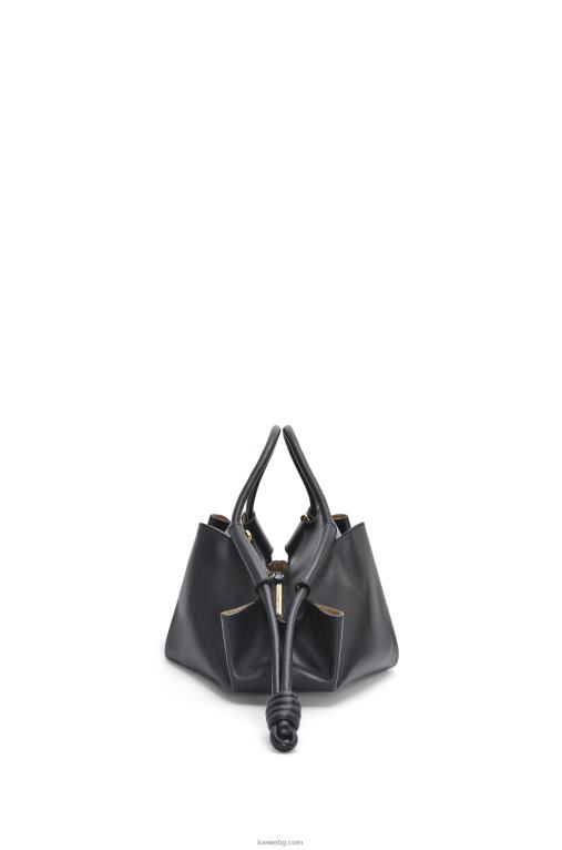 Loewe чанта paseo от лъскава телешка кожа напа F84B8538 Жени черен