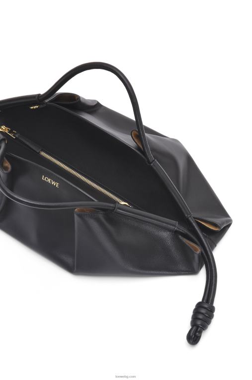 Loewe чанта paseo от лъскава телешка кожа напа F84B8538 Жени черен