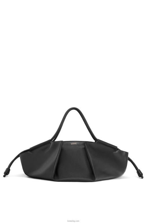 Loewe xl чанта paseo от лъскава телешка кожа напа F84B8401 Жени черен