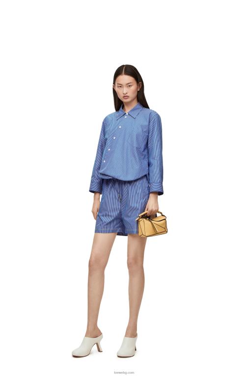 Loewe мини чанта за пъзел от мека зърнеста телешка кожа F84B8234 Жени тъмно масло
