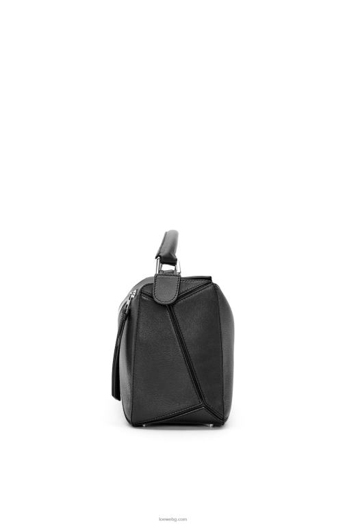 Loewe чанта за пъзел от класическа телешка кожа F84B8479 Жени черен