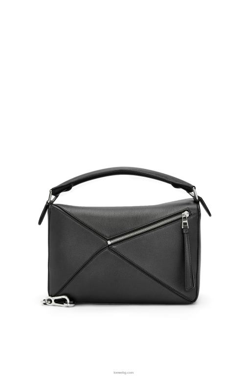 Loewe чанта за пъзел от класическа телешка кожа F84B8479 Жени черен