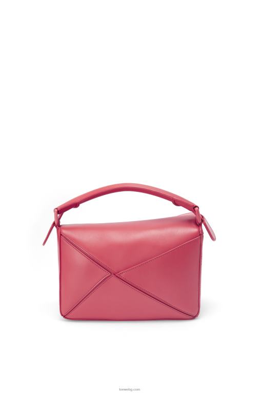 Loewe малка чанта за пъзел от сатенена телешка кожа F84B8490 Жени роза