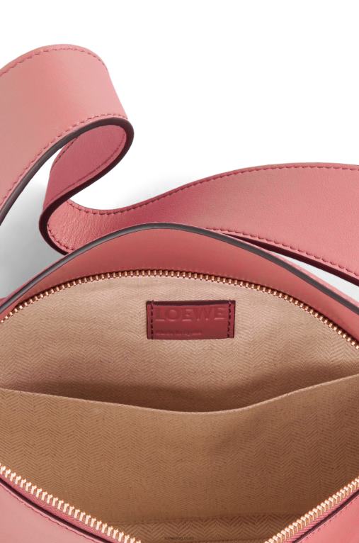 Loewe пъзел hobo чанта от телешка кожа напа F84B8437 Жени прасковен цвят