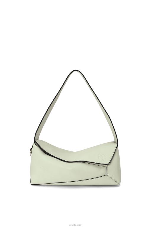 Loewe пъзел hobo чанта от телешка кожа напа F84B8457 Жени светъл селадон