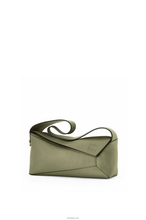 Loewe пъзел hobo чанта от телешка кожа напа F84B8471 Жени авокадо зелено