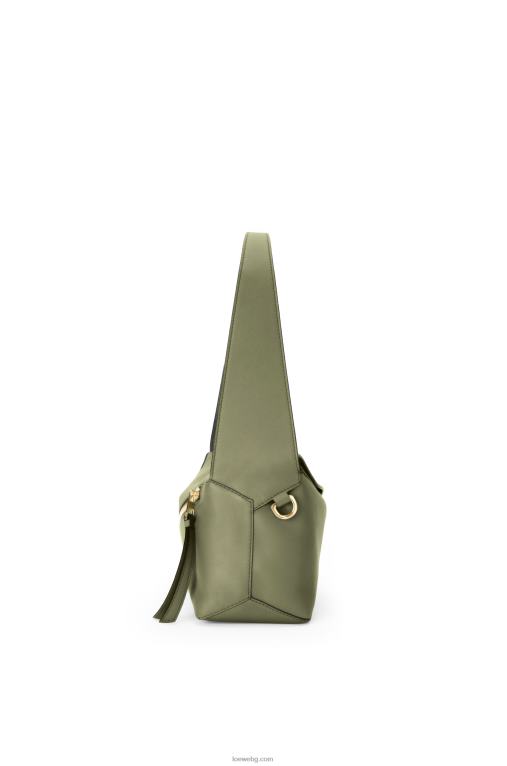 Loewe пъзел hobo чанта от телешка кожа напа F84B8471 Жени авокадо зелено