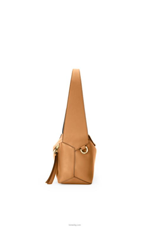 Loewe пъзел hobo чанта от телешка кожа напа F84B8473 Жени топла пустиня