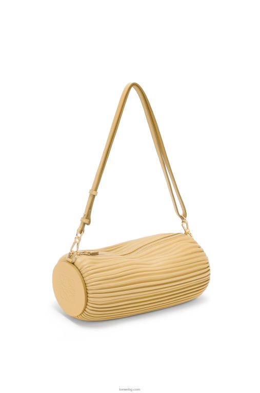 Loewe торбичка за гривна от плисирана напа F84B8375 Жени тъмно масло