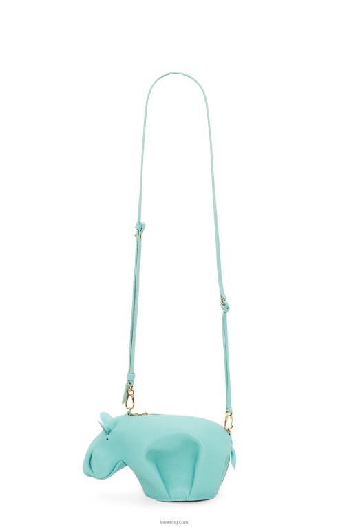 Loewe чанта за хипопотам от класическа телешка кожа F84B8392 Жени пресен джоджен