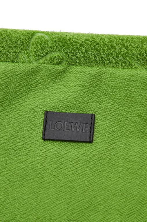 Loewe торбичка с шнур от памучна кърпа F84B8582 Жени зелено