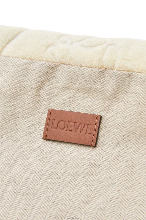 Loewe торбичка с шнур от памучна кърпа F84B8583 Жени екрю