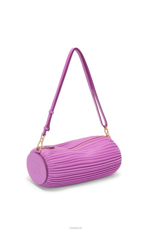 Loewe калъф за гривна от телешка кожа напа F84B8598 Жени ярко лилаво