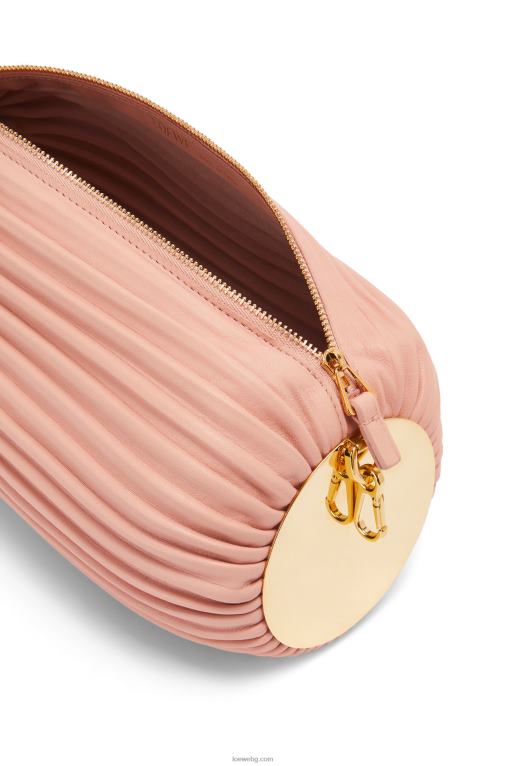 Loewe калъф за гривна от телешка кожа напа и месинг F84B8618 Жени бледо розово