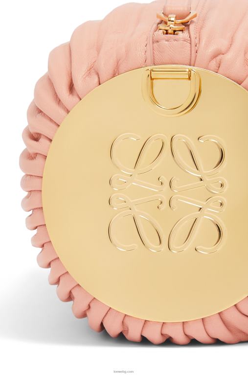 Loewe калъф за гривна от телешка кожа напа и месинг F84B8618 Жени бледо розово