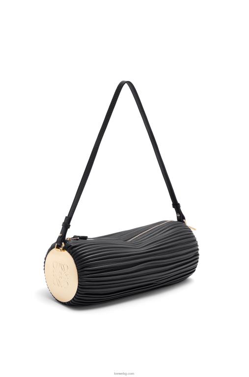 Loewe торбичка за гривна от плисирана напа F84B8626 Жени черен