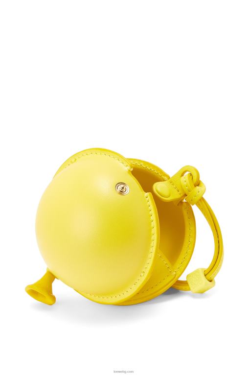 Loewe калъф за балони от класическа телешка кожа F84B8629 Жени жълто