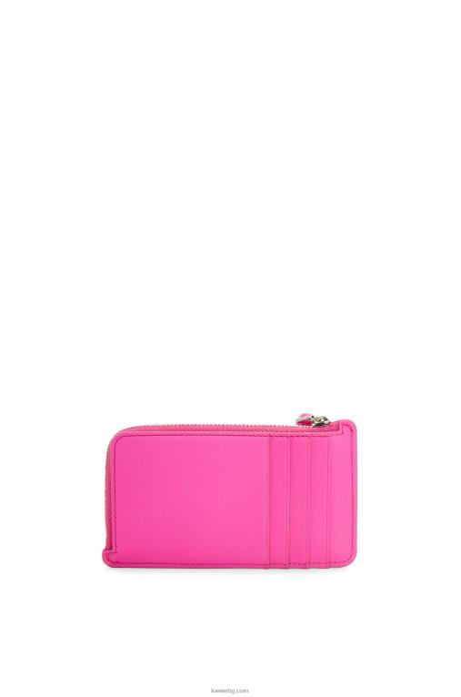 Loewe голяма поставка за монети от класическа телешка кожа F84B81330 Жени фуксия